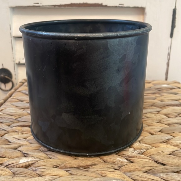 Anthropologie Home Habit + Form Cylinder Iron Pot Terrain Small New AnthroLiving - Picture 4 of 7